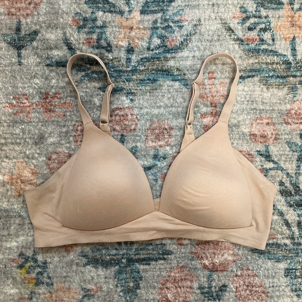 Aerie Real Sunnie Wireless Bra Nude 34B